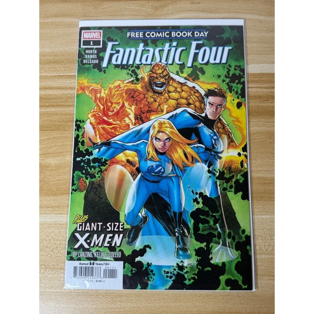 Fantastic Four #1 Free Comic‎ Book Day Marvel Comics Giant-Size X-Men